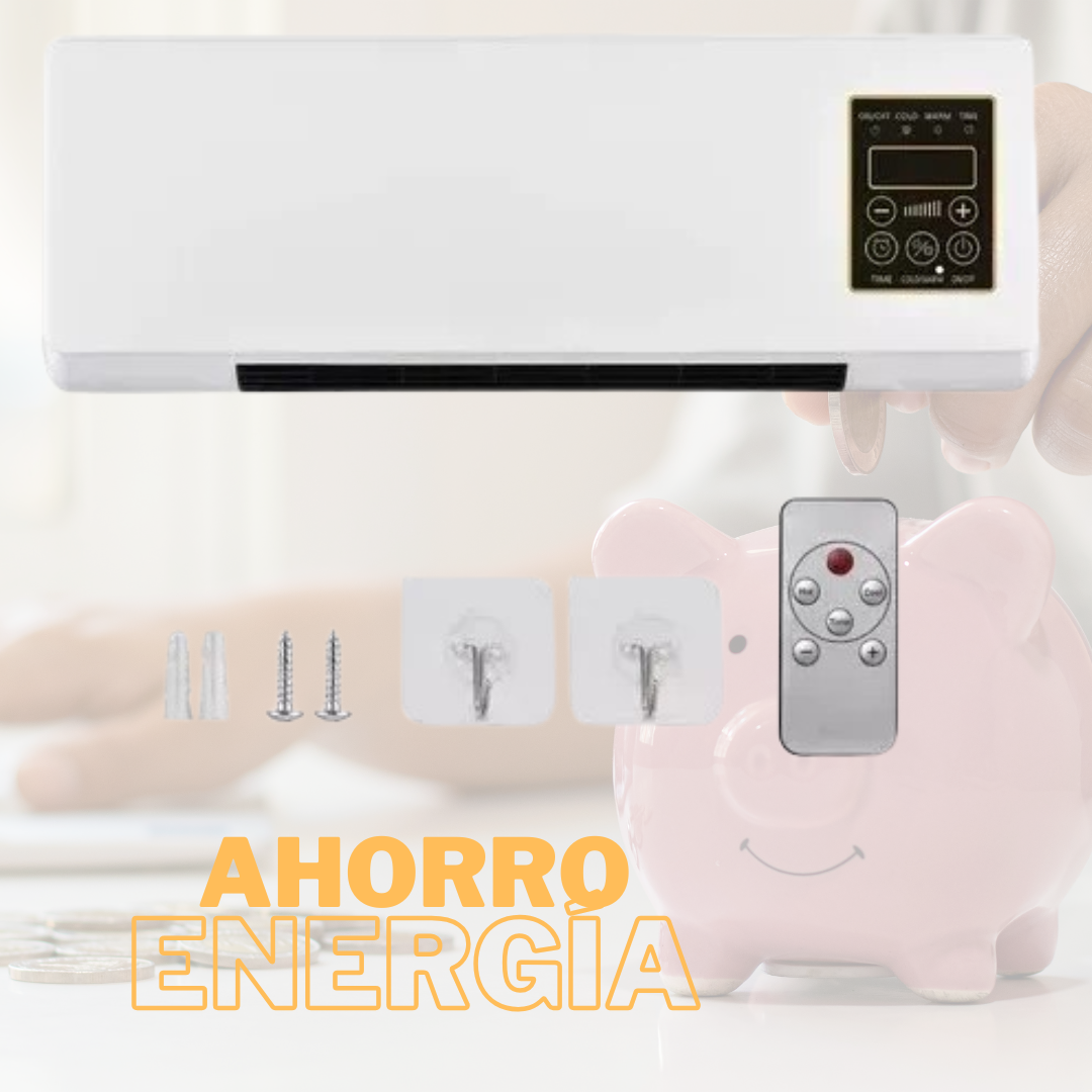 🥵☀️Climatizador portatil de pared (calor/frio)🥶❄️- sin altos costos de energía🤑.