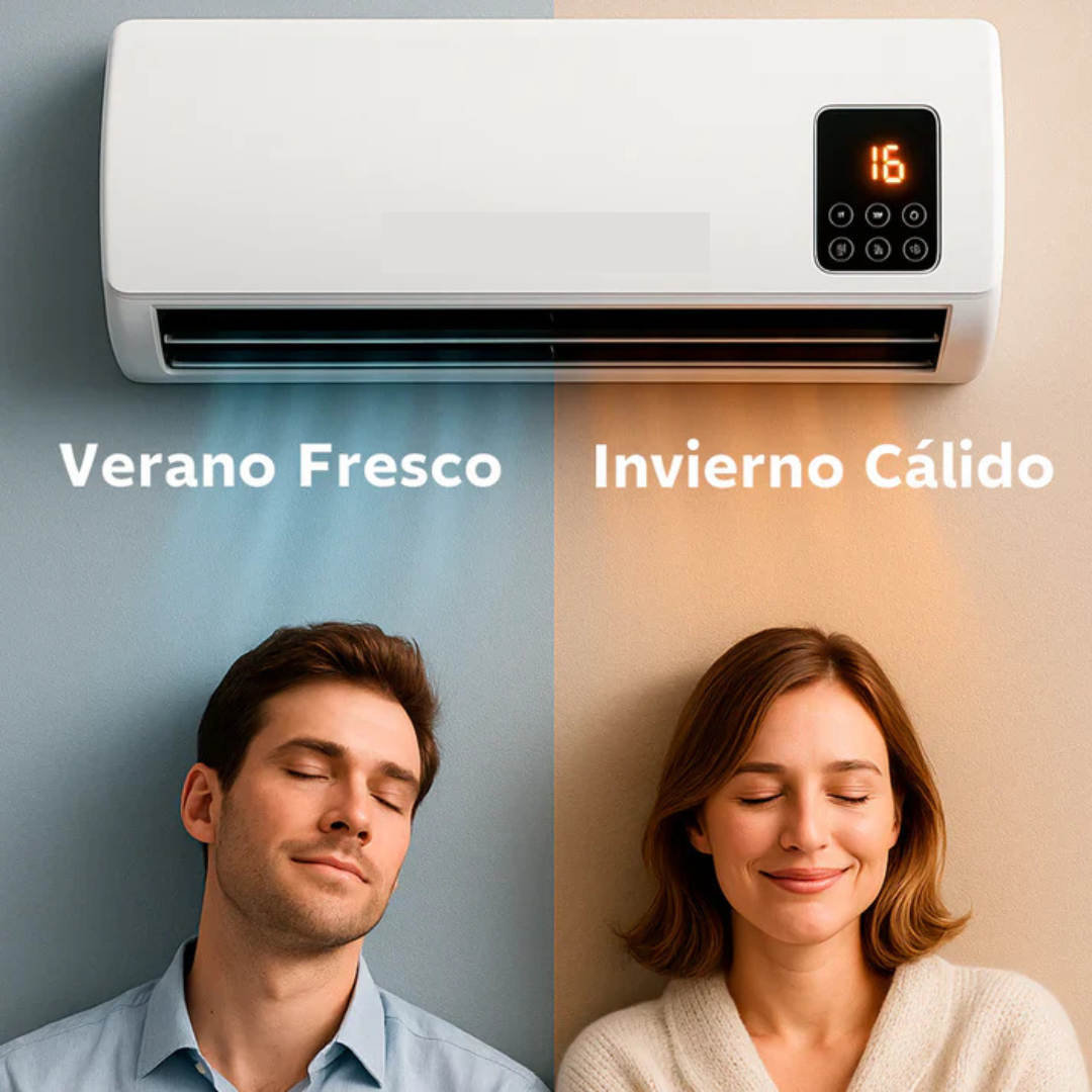 🥵☀️Climatizador portatil de pared (calor/frio)🥶❄️- sin altos costos de energía🤑.