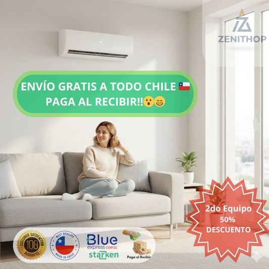 🥵☀️Climatizador portatil de pared (calor/frio)🥶❄️- sin altos costos de energía🤑.