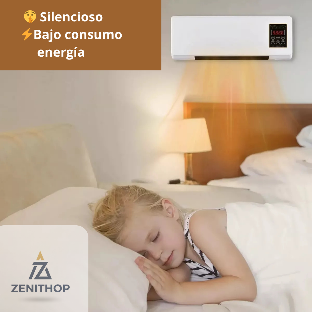 🥵☀️Climatizador portatil de pared (calor/frio)🥶❄️- sin altos costos de energía🤑.